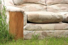 Abandoned sofa
