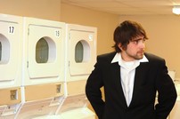 Guy in laundry