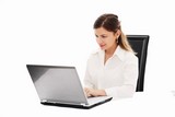 Woman at computer