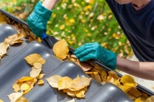 Why is it important to keep roof gutters clean?