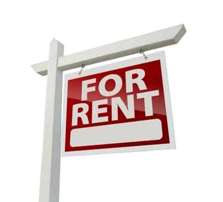 for rent plain sign