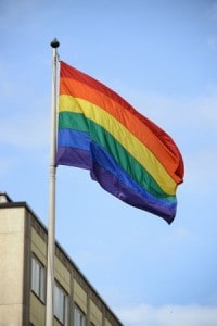 gay rights rainbow flag