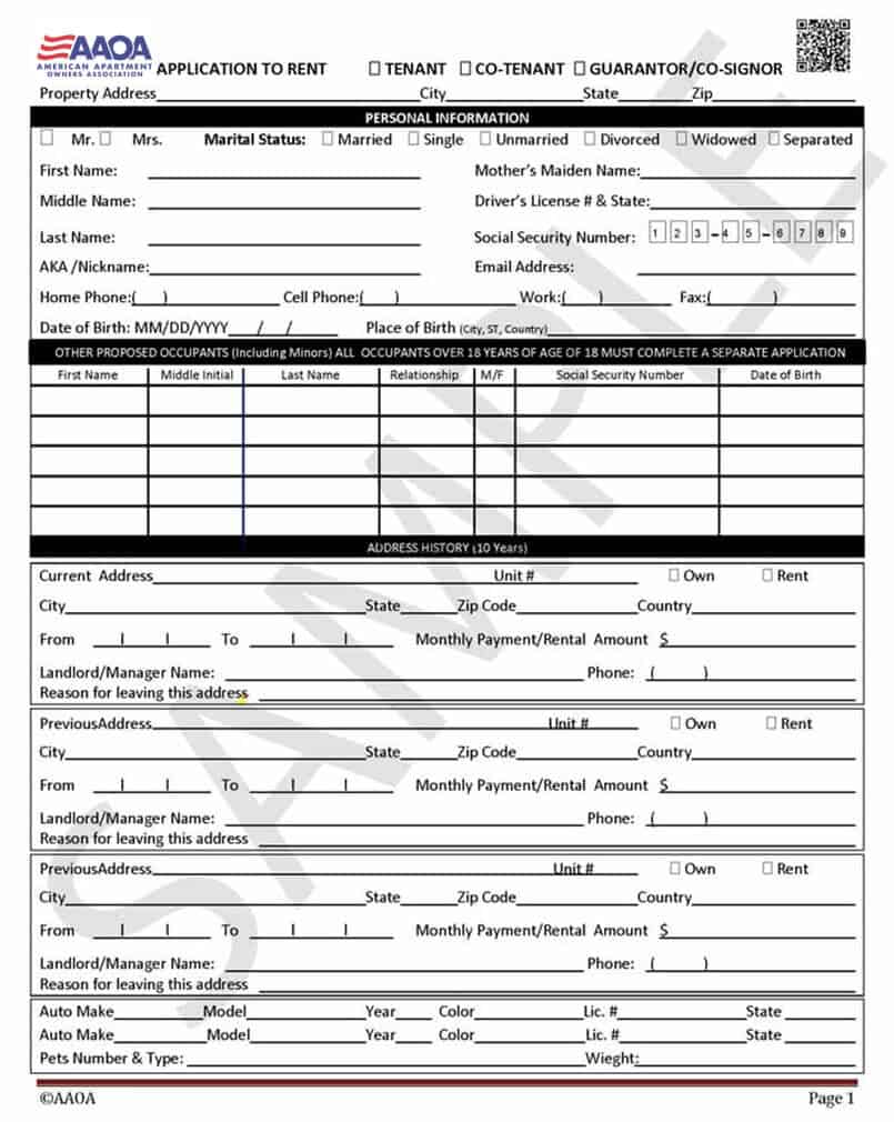 Free Download Rental Application Template from www.american-apartment-owners-association.org