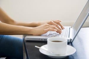coffee laptop online internet