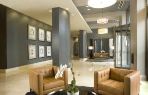 apartment lobby luxury
