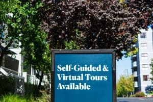 Self Guided Tours Sign