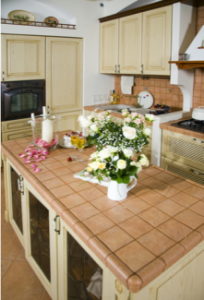 Kitchen with tile countertop shutterstock_3943072