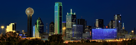 Dallas skyline at night shutterstock_2005067300