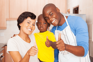 Family thumbs up shutterstock_344993432