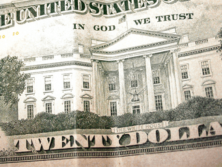 $20 bill White House shutterstock_18344347