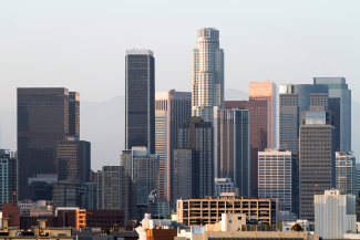 Los Angeles skyline shutterstock_1648357159