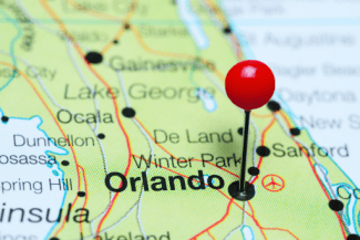 Orlando Fla map Shutterstock_500887225