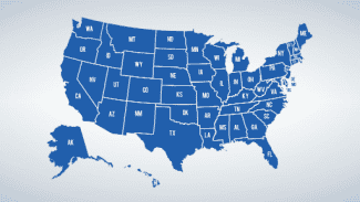 Map of US Shutterstock_1170359725