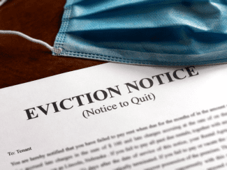 Covid eviction notice Shutterstock_1833149155