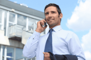 Property manager on phone Shutterstock_139229420