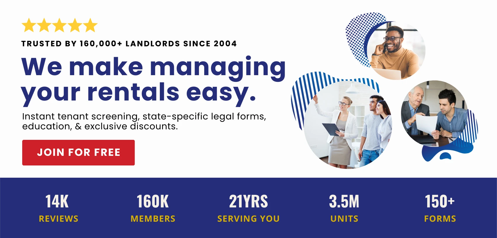 We make managing your rentals easy